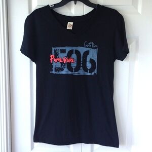 Costa Rica Pura Vida Tshirt Size Large
